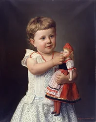 アーティストの孫娘、オルガ・グラウペンシュタイン、1888
